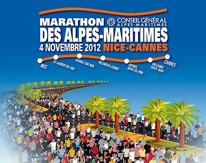 Marathon Nice Cannes 2012: -3 Ce dimanche 4 novembre aura lieu la 5è édition du Marathon Nice-Cannes, épreuve valable comme championnat de France. Organisé par Azur Sport Organisation, la manifestation est soutenue par le Conseil…