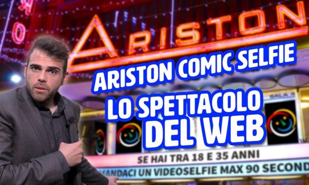 Ariston Comic Selfie: a Sanremo il contest divertente per arrivare sul palco dell’Ariston
