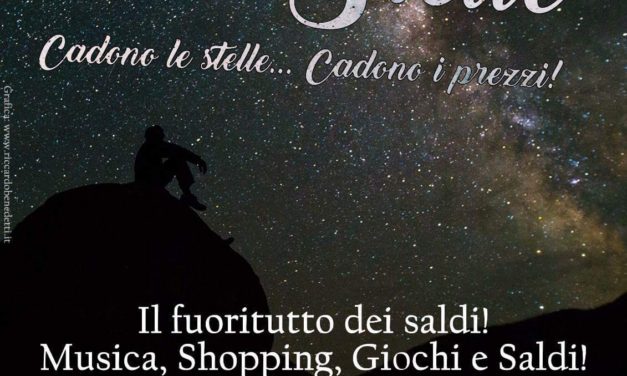 Notte di saldi e stelle a Imperia il 10 agosto