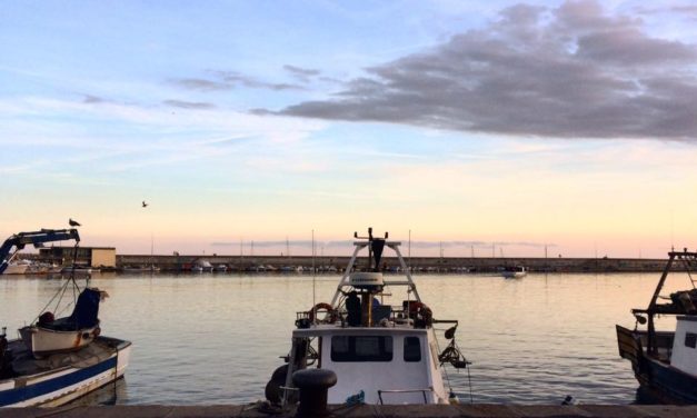 Scrittura di viaggio sul Porto di Oneglia