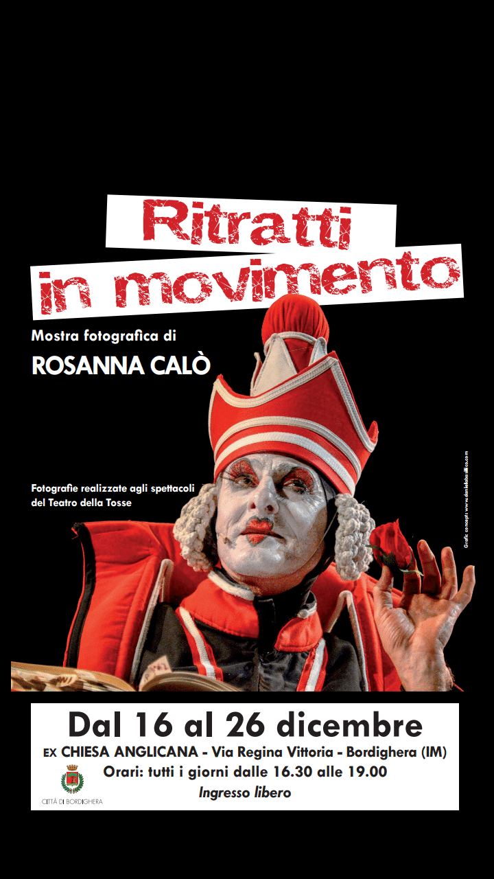 Ritratti in movimento: una mostra dedicata al Teatro della Tosse La mostra di Rosanna Calò con gli scatti fotografici che raccontano gli spettacoli del Teatro della Tosse