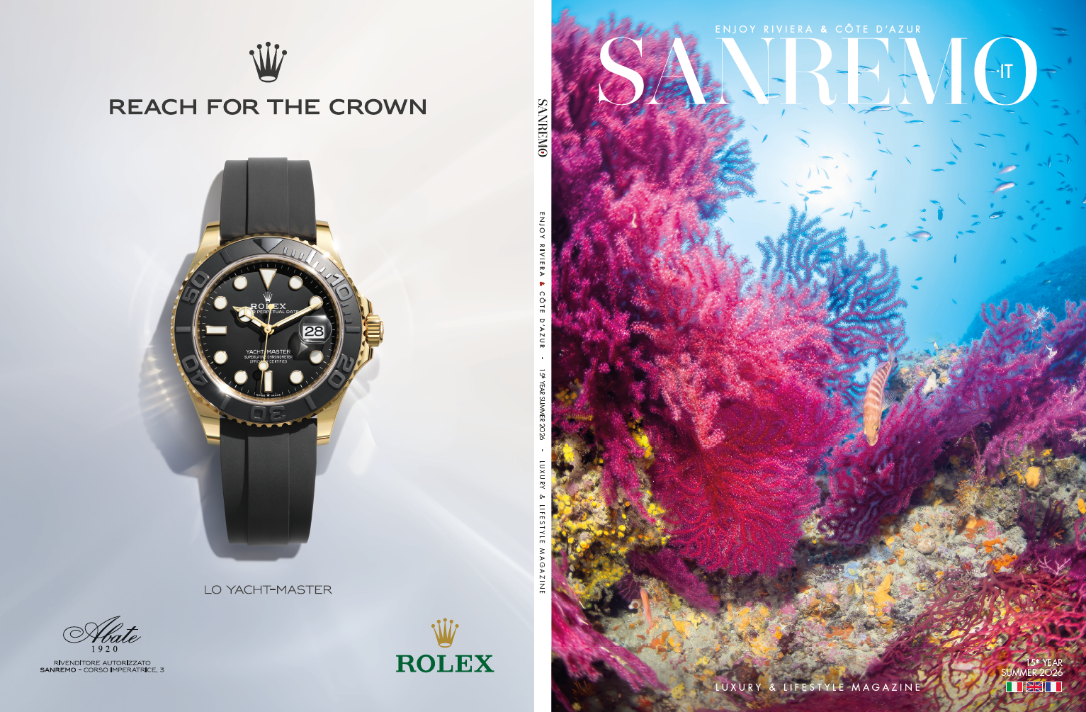 SANREMO.it Luxury & Lifestyle magazine. Snorkeling all'ATM di Capo Mortola - Giardiny Hanbury